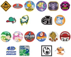 【新品】食玩 ステッカー・シール 【BOX】マリオカート ワールド ステッカーつきポテトスティック チーズバーガー味