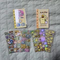 (まとめ売り) ポムポムプリン クリリン サンリオ エランデ ステッカー シールブック セット