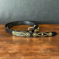 『オーダーページ』スタッズナローベルトクラウンオール23mm