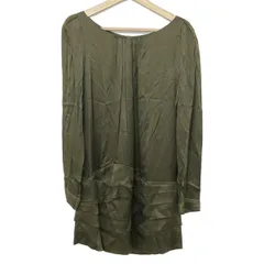 ダイアン・フォン・ファステンバーグ ワンピース サイズ2 S レディース美品  - カーキ クルーネック/長袖/ひざ丈