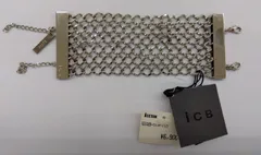 【未使用品・現状品】iCB アイシービー　チェーンブレスレット　タグ付　L-25のサムネイル