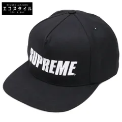 Supreme シュプリーム Bar Logo 5-Panel バーロゴ 5パネル キャップ