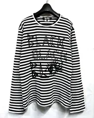 BLACK COMME des GARCONS｜ブラックコムデギャルソン  ボーダーロングスリーブカットソー ロンT