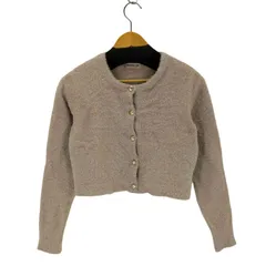 アプワイザーリッシェ Apuweiser riche クロップドラメシャギーカーディガン レディース 表記無 