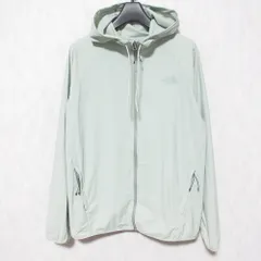 美品 THE NORTH FACE ザノースフェイス ストレッチUVカットサンシェイド ジップパーカー NPW21937 M アイスバーググリーン レディース 古着 中古 USED