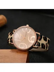 腕時計 レディース クォーツ メンズ&ウィメンズ ローズゴールド ビッグ数字 クオーツ腕時計　カップル向け高級逸品　ストラップの模様は異なる場合があります