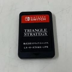08w15926【動作確認済み】Nintendo Switch ゲームソフトのみ「TRIANGLE STRATEGY（トライアングルストラテジー）」ニンテンドースイッチ【中古品】