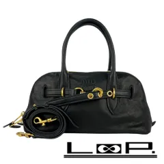 ミュウミュウ ■新同■ 2WAY ハンド ショルダーバッグ カバン ファッション レザー ブラック 【576874】12