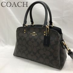 60 COACH コーチシグネチャー 2WAY ハンドバッグ ショルダーバッグ