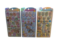 うるちゅるポップシール　おぱんちゅうさぎ・んぽちゃむ・きみまろ