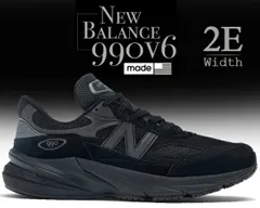 ニューバランス U990 V6 2E NEW BALANCE U990BB6 MADE IN U.S.A. Width: 2E TRIPLE BLACK トリプル ブラック スニーカー オールブラック EE