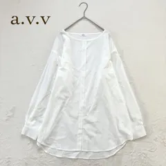 アーヴェヴェ  ブラウス L 透け感あり　長袖　オフィスカジュアル