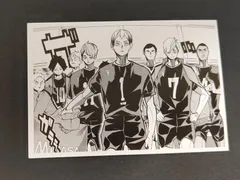 eb332 【エラーカード】裏面ダブルプリント ハイキュー カード 稲荷崎高校 集合 原画風 イラストカード 宮侑 宮治 北信介 角名倫太郎 尾白アラン 銀島結 大耳練 試合前 整列 コートイン コレクショングッズ ジャンプ アニメ バレー 最強の挑戦者