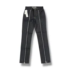 参考上代44,000円 未使用品 JOHN LAWRENCE SULLIVAN RIGID DENIM ZIPPED PANTS リジッドデニムジップドパンツ サイドジップジーンズ スキニー ジョンローレンスサリバン JLSW-47 インディゴ S 1495Aのサムネイル