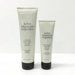 P1435 john masters organics ジョンマスターオーガニック R&A ヘアマスク258ml・R&AヘアミルクN 118ml 計2点セット