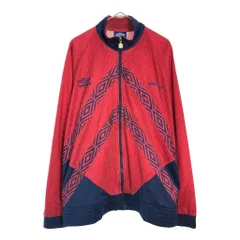 umbro アンブロ トラックジャケット スポーツ レッド(メンズ M)中古 古着 X4658