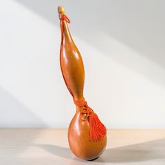 ふくべ細工 瓢箪 ひょうたん 花器 花入 縦型 茶道 華道 床の間 - メルカリ