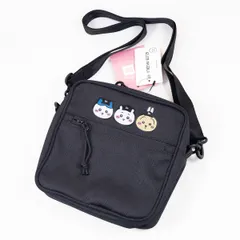 【ニューエラ正規品・新品】ちいかわ / ちいかわ・ハチワレ・うさぎ ブラック スクエア ショルダーポーチ 1.5L ニューエラ New Era® NEW ERA® かばん バッグ コラボ(商品番号：14864480)のサムネイル