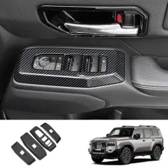 【送料無料】トヨタ プラド LC250 2024+ 専用 パワーウインドウスイッチパネル カバー 内装 ドレスアップ カスタムパーツ 高級感 アクセサリー プラドLC250の車内を上質に彩る、スタイリッシュな専用設計スイッチパネル。