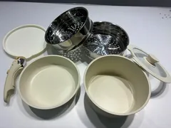 フライパンセット 20cm  7点 取っ手が取れる IH・ガス火対応 ソースパン 鍋 蓋付き 軽量 passo-set7