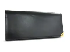 ■美品■ dunhill ダンヒル ロンドン レザー 二つ折り 長財布 ウォレット 小銭入れ 札入れ カード入れ メンズ ブラック系 DL5546