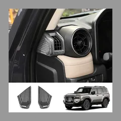 【送料無料】トヨタ プラド LC250 2024+ 専用 Aピラー エアコン吹き出し口ガーニッシュ 高級感 内装ドレスアップ カスタムパーツ アクセサリー