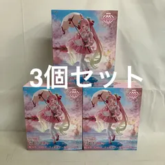 未開封 初音ミク 桜ミク AMP＋ 桜ドレスver. フィギュア 3個セット SF3432 c107