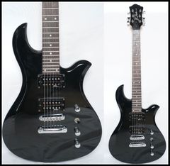 9368】FERNANDES モッキンバード MG-1X 黒 ミニギター - メルカリ
