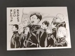 eb332 【エラーカード】裏面ダブルプリント 10th クロニクル ハイキュー フォト カード 烏野高校 日向 影山 澤村 菅原 ありがとうございました