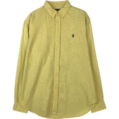 古着 ラルフローレン Ralph Lauren 長袖 ボタンダウンチェックシャツ レディースL相当/eaa618355