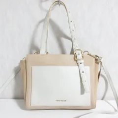 美品 COLE HAAN コールハーン グランドシリーズ 2WAY ショルダーバッグ ベージュ ホワイト レディース 古着 中古 USED