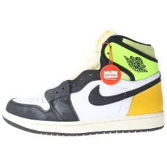 NIKE (ナイキ) AIR JORDAN 1 HIGH OG Volt Gold エアジョーダンワン ボルトゴールド ハイカットスニーカー イエロー/ホワイト US8/26.0cm 555088-118