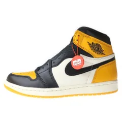 NIKE (ナイキ) AIR JORDAN 1 RETRO HIGH OG TAXI エアジョーダン 1 レトロ タクシー ハイカットスニーカー イエロー/ブラック US8/26cm 555088-711