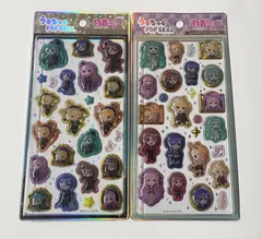 初音ミク うるちゅるポップシール 2枚セット 【はんなり】＆【ブラックサーカス】　デコシール キャラクターシール