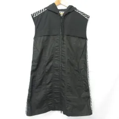 良品 DIESEL ディーゼル D-JANA-NE ロングベスト ノースリーブジャケット Sサイズ ブラック レディース 古着 中古 USED