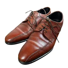 美品 REGAL リーガル レザー レースアップ ビジネスシューズ 23.5cm ブラウン メンズ 古着 中古 USED