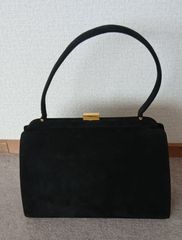 フランソワヴィヨン ベロア チェーン ショルダーバッグ バンブー 黒 