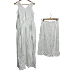 未使用 23AW Ron Herman ロンハーマン ノースリーブ ティアードワンピース サイズXS ホワイト レディース 古着 中古 USED