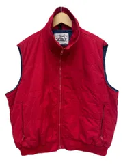 Woolrich (ウールリッチ) 中綿ベスト コットン×ポリ 古着 70s サイズ表記無し レッド メンズ/028