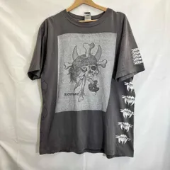 ZORLAC / ゾーラック / 半袖Tシャツ / 00s / スカルプリント / 古着 / 表記サイズXL / グレーのサムネイル