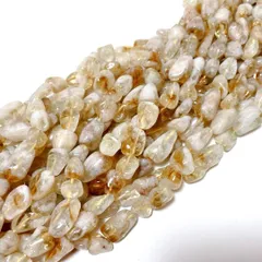 T009/天然石◇シトリン　1連※ランダム発送