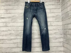 DIESEL／ジーンズ／KROOLEY／30／ダメージ加工／Mサイズ