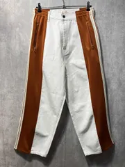 RODEO CROWNS WIDE BOWL denim pants カスタムトラックデニムパンツ Lサイズ　ホワイト　オレンジ