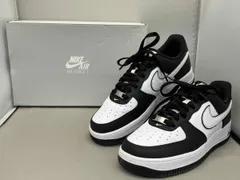 NIKE AIR FORCE 1 07 BLACK WHITE-BLACK ナイキ エア フォース 1 07 ホワイト-ブラック スニーカー 25.5cm