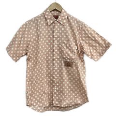 KarlHelmut(カールヘルム) 半袖シャツ サイズM メンズ - ピンク×白 ドット柄