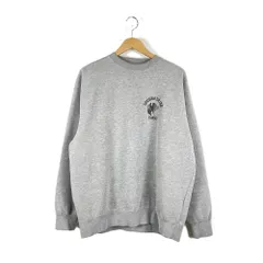STUSSY　ステューシー　00's　オールドモデル　TRIBE　TOKYO　プリント　クルーネックスウェット　トレーナー　Lサイズ　グレー