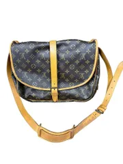 LOUIS VUITTON ルイ・ヴィトン ソミュール35 モノグラム M42254 バッグ  ヴィンテージ  ●N7-9-39