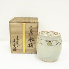 瀧田項一 ☆赤絵窓鷺の紋『花瓶(壺)』☆ 共箱付 - メルカリ