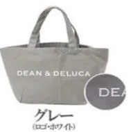 ディーン＆デルーカDEAN&DELUCA  トートバック エコバッグ コットン レディース Sサイズ/Lサイズ グレー