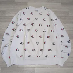 Champion リバースウィーブ 2XL スウェット トレーナー  総柄